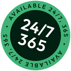 Available 24/7 365